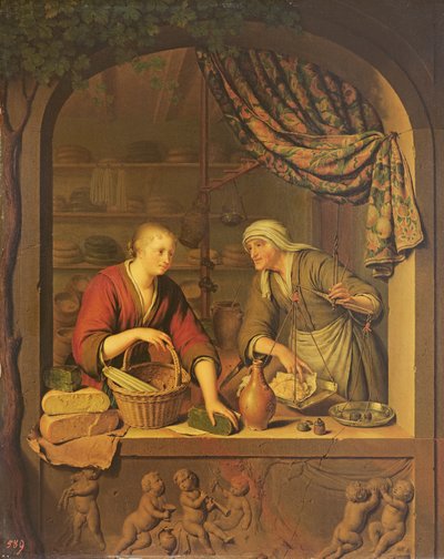 The Shop by Willem Van Mieris